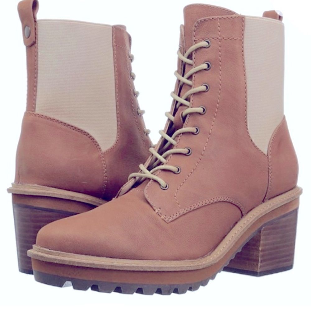 Kelsi Dagger Brooklyn lace-up boots. Size 8. NWOT!